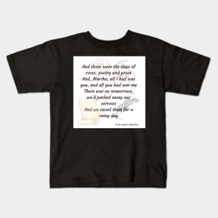 Martha-Tom Waits Kids T-Shirt